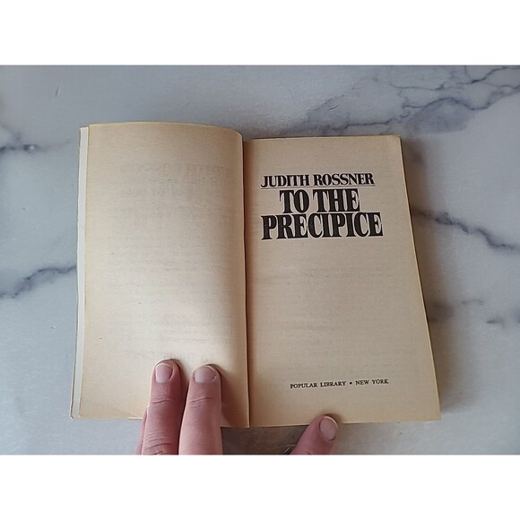 To The Precipice By Judith Rossner Paperback - Picture 3 of 10